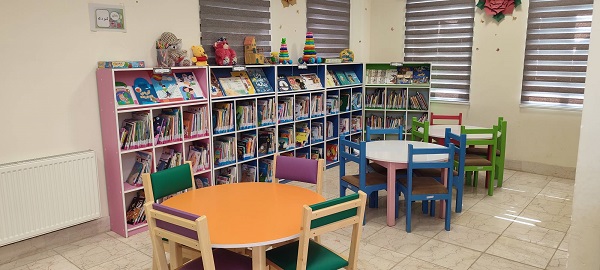 بخش کودک کتابخانه شهدای دشت عباس